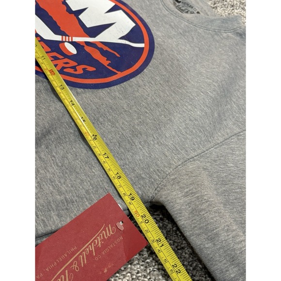 Mitchell & Ness NHL New York Islanders Crew Neck Sweatshirt Size Small NWT - Picture 9 of 9